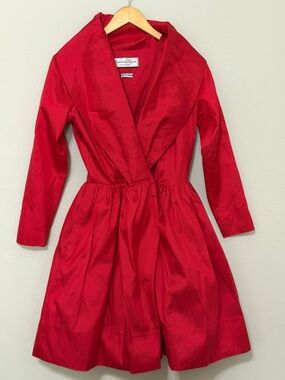 Catherine REGEHR Vancouver xxsmall red silk dress